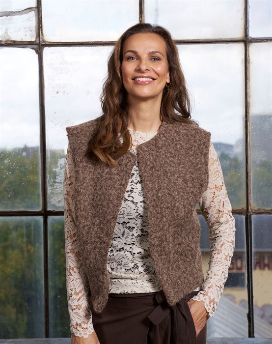 MDCCapella Strik Vest - Camello